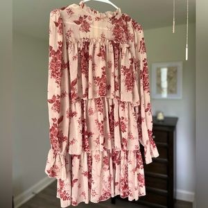 Pink Floral Dress